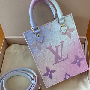 【99新拍】lv路易威登手袋petit sac plat渐变托特手提包 m81341
