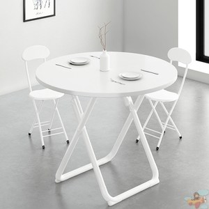 折叠餐桌小户型家用板式食饭枱小方桌高80厘米小餐桌2人配凳子圆
