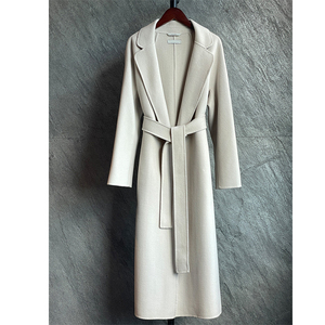 s系esturia双面羊毛中长款毛呢大衣maxmara外套m家秋冬女士修身款