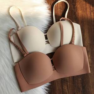 二分之一罩杯聚拢小胸光面无痕内衣女薄款无钢圈半杯小胸文胸舒适