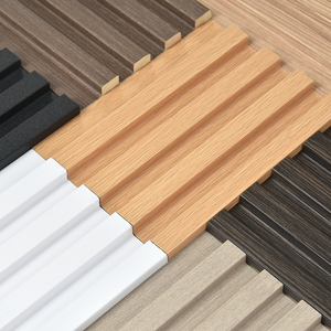 松木网红实木格栅护墙板背景墙原木栅格装饰板凹凸墙板长城板安装