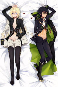 日本动漫周边终结的炽天使百夜米迦k尔优一郎超大抱枕满