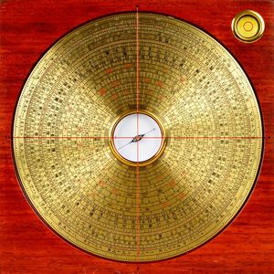 罗盘风水盘高精度专业红木纯铜5寸7寸9寸八卦三元三合综合罗经仪