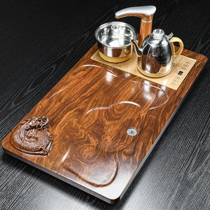 金灶鑫浮龙茶台单茶盘套装家用电热炉一体家用全自动上水茶海功夫