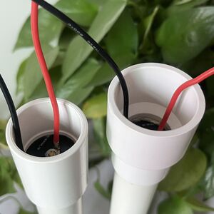 防鲨器 单杆机 潜水杆 电池仓4节26650电池仓32管40管使用