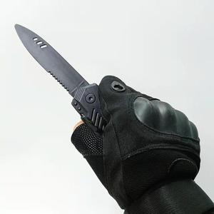 儿童吃鸡玩具配件仿真弹簧刀伸缩刀塑料整蛊表演匕首恶搞道具假