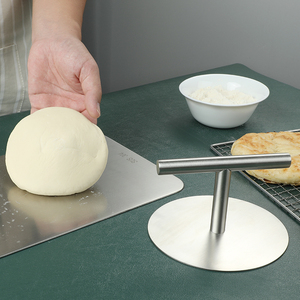 压饼神器304不锈钢圆型烧饼白吉馍家用手压式商用鱿鱼压板压膏药