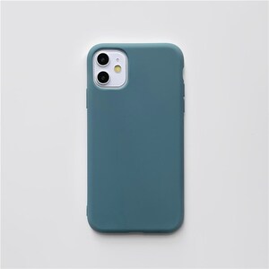 适用高级蓝灰色oppor17手机壳r15纯色a92s全包a55硅胶套a91简约a7