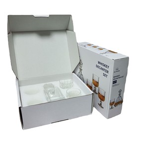 易碎品包装盒 玻璃杯琉璃杯加高特硬纸盒 高脚杯马克杯礼品飞机盒