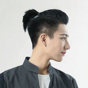 假发男女士丸子头男士发髻陈伟霆同款男生小辫子发圈短发隐形无痕
