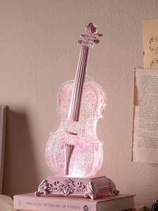 小提琴蓝牙飘雪花音乐盒八音盒公主水晶球女童女生小女孩生日礼物