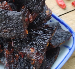 江西特产上饶茄子干500g婺源茄子鳖手工辣条香