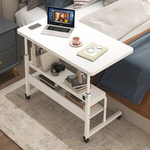 ikea宜家床边桌可移动升降简约小桌子家用书桌学生书宿舍懒人笔记