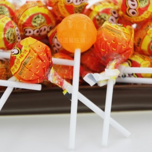 徐福记棒棒糖橙子味散装500g儿童零食香橙味结婚喜糖花束棒棒糖果