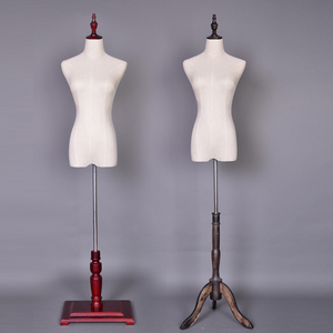 模型假人模特架半身架子衣服木质服装店展示人体人形穿衣女装橱窗