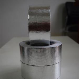 玻纤布铝箔胶带防水防火耐高温阻燃油烟机补漏锡箔纸加厚密封胶布