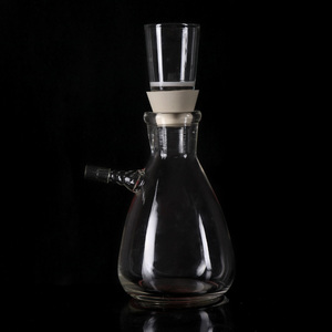 抽滤装置上嘴抽滤瓶 砂芯漏斗玻璃(砂芯坩埚)125 35/250 60 500