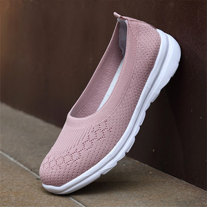 轻便足力健女鞋夏季透气网布鞋百搭妈妈鞋散步中老人休闲广场舞鞋