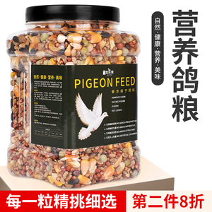 营养鸽粮鸽子饲料用品信鸽赛鸽种鸽带玉米小颗粒豌豆粮食鸟食