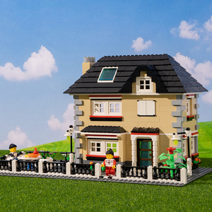 房子别墅拼装积木中国大型成年高难度古建筑高难度男孩适用于乐高