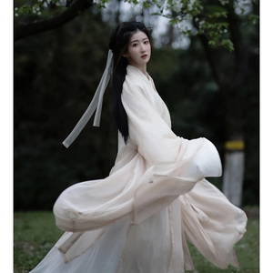 交领襦裙汉服女魏晋风