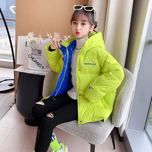 抖音网红潮童杰米兰帝女童面包服棉衣2021新款冬装儿童加厚外穿棉