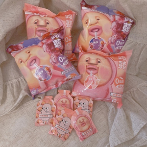 屁桃君联名可吸果冻zou一下屁桃君果冻0脂低卡代餐礼盒装可吸蒟蒻