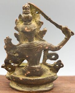 纯铜老铜佛像摆件尼泊尔工艺小铜佛铜器n家居装老品供奉饰铜像