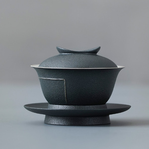 万仟堂奥莱茶具泡茶壶功夫茶具陶瓷盖碗泡茶盖碗升级新型盖碗元宝