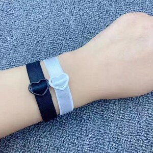 肩带手环送男友手链可拆卸内衣带异地恋透明手绳无痕两用小皮筋