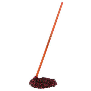 卫洋wy-0711拖把圆头木杆布面线拖布条酒店物业学校老式拖水墩布