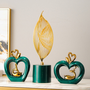 简约家庭室内小摆件创意现代轻奢高档客厅电视柜子展示柜软装饰品