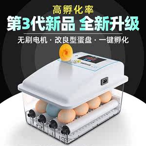 芦丁鸡孵化器小型家用全自动孵蛋器迷你鹦鹉鸟蛋孵化机鸡蛋孵化箱