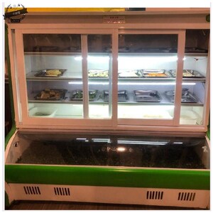 新品玻店盖平面卤味凉菜冰柜展卧柜玻g璃门示式商用小型鲜肉璃大