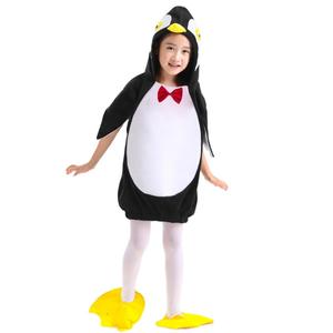 万圣节儿童动物表演服装小企鹅卡通衣服幼儿园男女童宝宝演出服