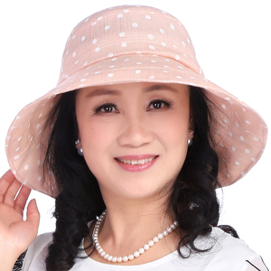 妈妈帽春夏大沿布帽夏季中老年人女老人奶奶春秋防晒遮阳太阳帽子