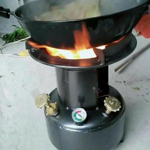 一体式柴油炉便携式户外打气炉具煤油野营炉节能灶具家用卡式灶台