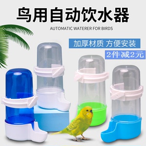 鸟用饮水器自动喂食喂水器鹦鹉食盒鸟食罐鸟笼配件鸟具用品喝水的