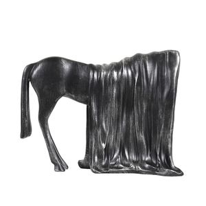 一一匹马现代简约样板间树脂马雕塑摆件书房客厅艺术家居软装饰品