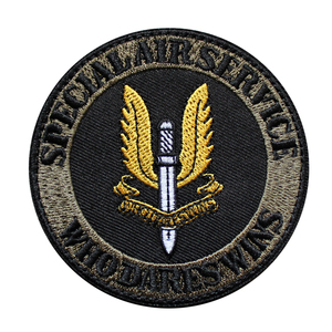 英国特种空勤团 sas徽章刺绣臂章魔术贴章rainbow six彩虹六号m
