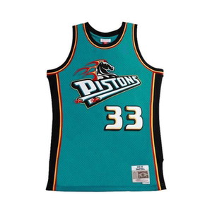 正品活塞队希尔33号艾弗森1球衣比卢普斯托马斯华莱士篮球服套装