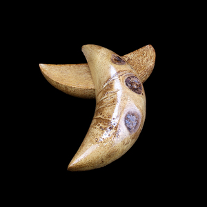 闽南潮汕天a然手工制作竹根头信杯圣卦圣杯法卦神筶茭杯卦杯打卜