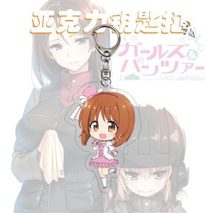 少女与战车周边 安丘比 意大利坦克吊饰亚克力钥匙扣书包挂件