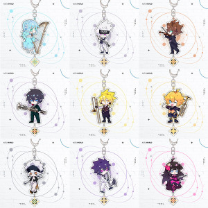 凹凸世界周边挂件六芒星系列格瑞雷狮安莉洁安迷修凯莉动漫钥匙扣