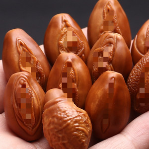 橄榄核雕刻生命之源手串文玩橄榄核手链升职加薪利器九阴一阳挂件