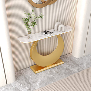 中式半圆玄关柜