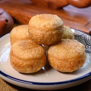 无锡特产玉兰饼如意村糕团点心毛华玉兰饼12个盒装多省冷链包邮