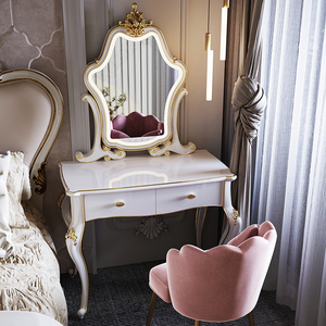 james8008淘宝欧式梳妆台公主奢华卧室化妆桌女别墅大气豪华化妆台