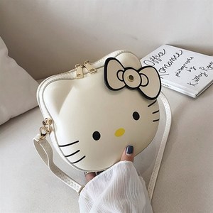 新品猫itty仔公包凯蒂k包包女夏卡通斜挎k迷你小圆包kiti猫单肩包