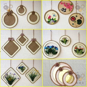 麻绳手工编织圆盘幼儿园教室墙面环创装饰材料创意吊饰挂饰壁饰